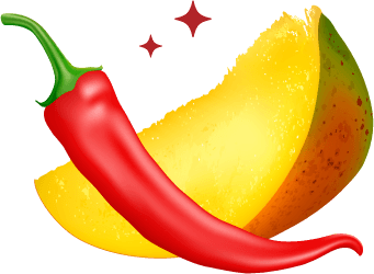 Mango combined with Chilli