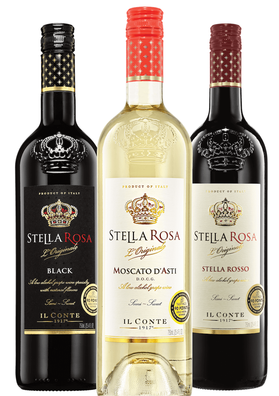 Stella Rosa Black, Moscato D'Asti, Stella Rosso